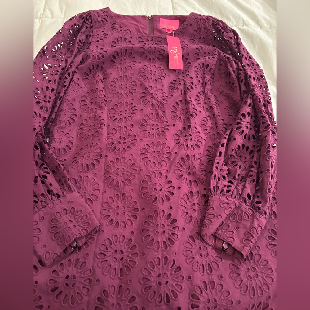 Lilly Pulitzer Aisha Eyelet Romper - Picture 4 of 9